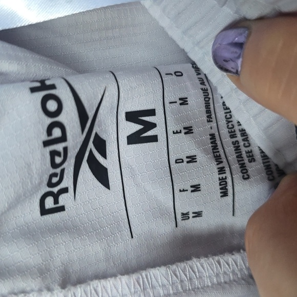 Reebok Reecycle Men's Light Gray Woven Shorts Medium M - Picture 11 of 13